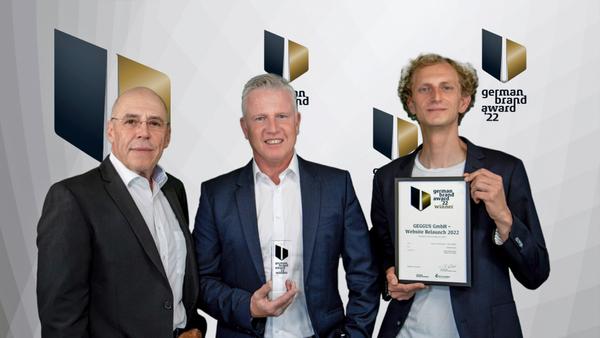 GEGGUS GmbH de Weingarten obtient le German Brand Award 2022